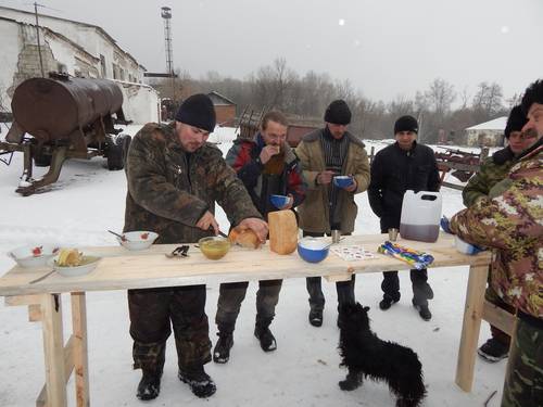 В лесхозе. Сосновка. 8.02.2014 год.