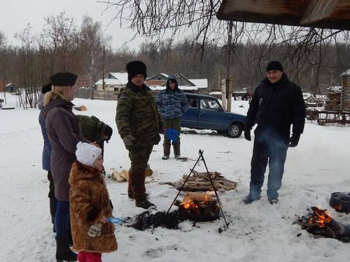 В лесхозе. Сосновка. 8.02.2014 год.