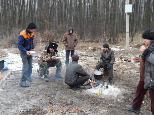 На источнике. 28.12.2013 год.